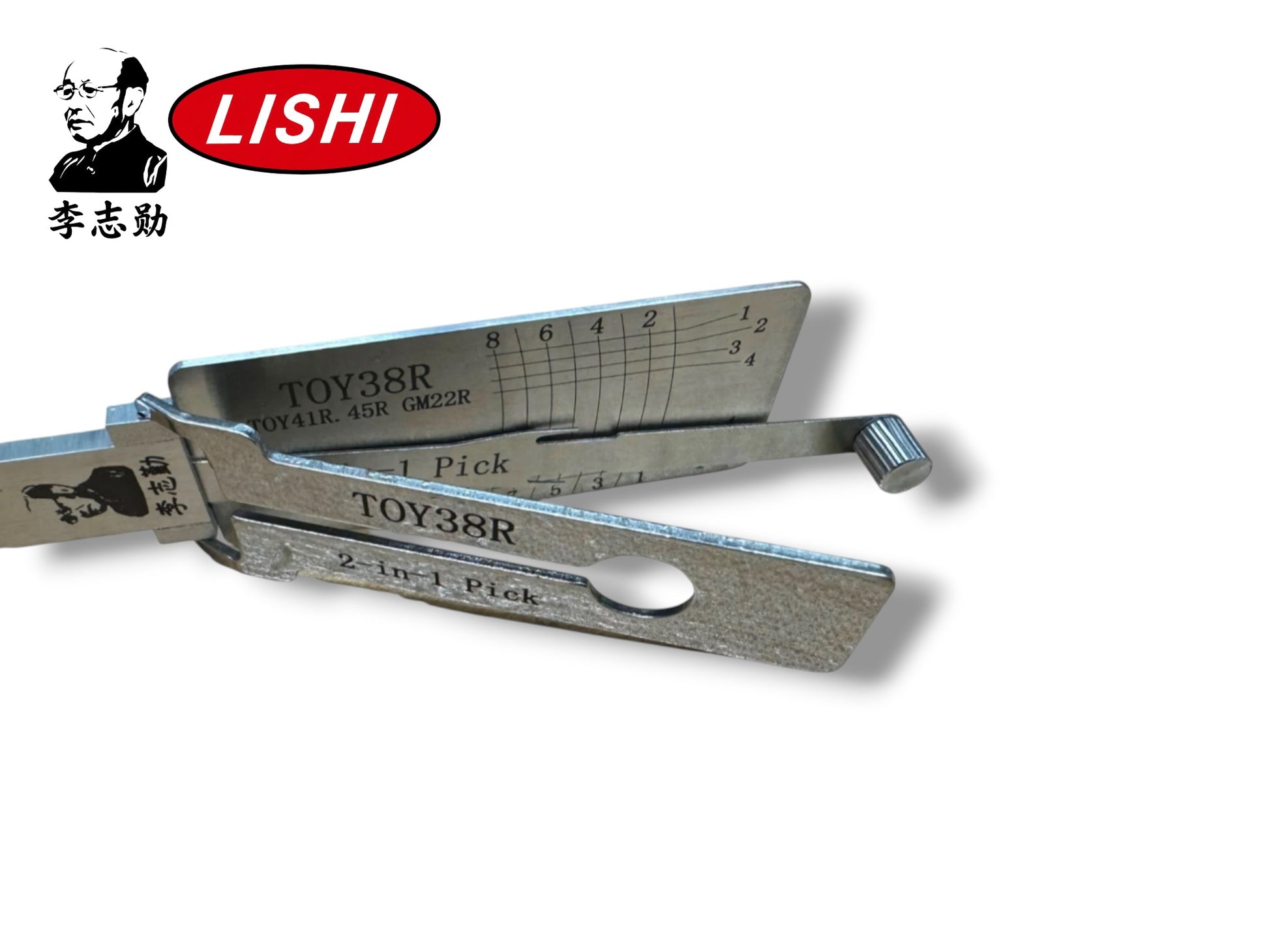 Original Lishi 2 in 1 TOY38R TR40 TR44 Toyota Pick & Decoder Genuine New