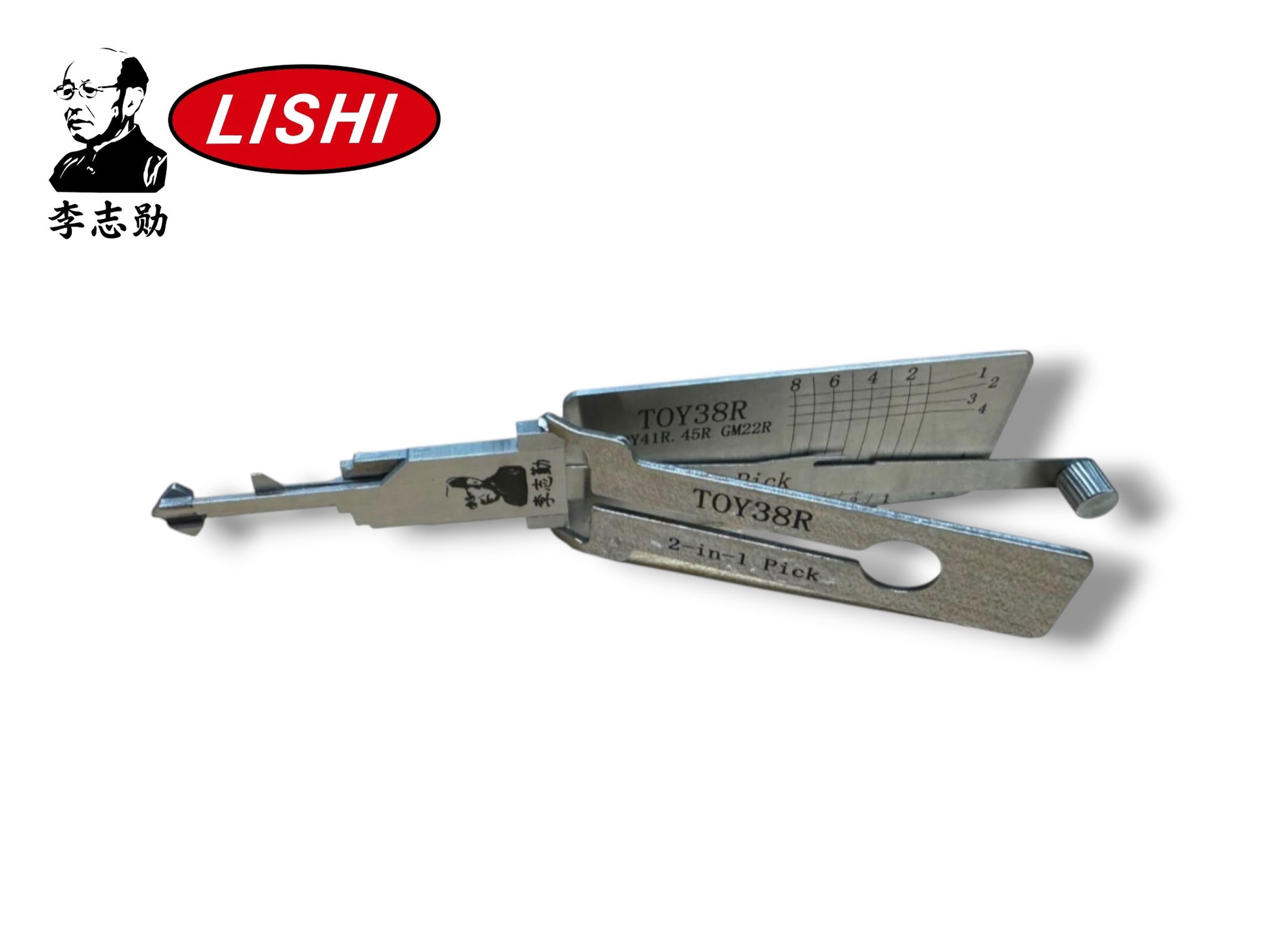 Original Lishi 2 in 1 TOY38R TR40 TR44 Toyota Pick & Decoder Genuine New