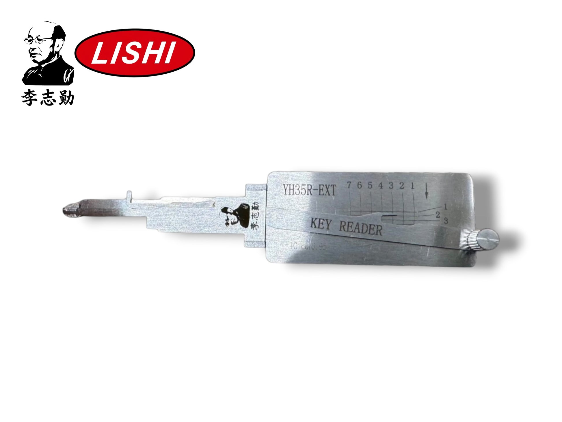 Original Lishi 2 in 1 Yamaha Motorcycle YH35R Extended Reader Magnetic Gate Recessed Ignition Decoder Genuine New