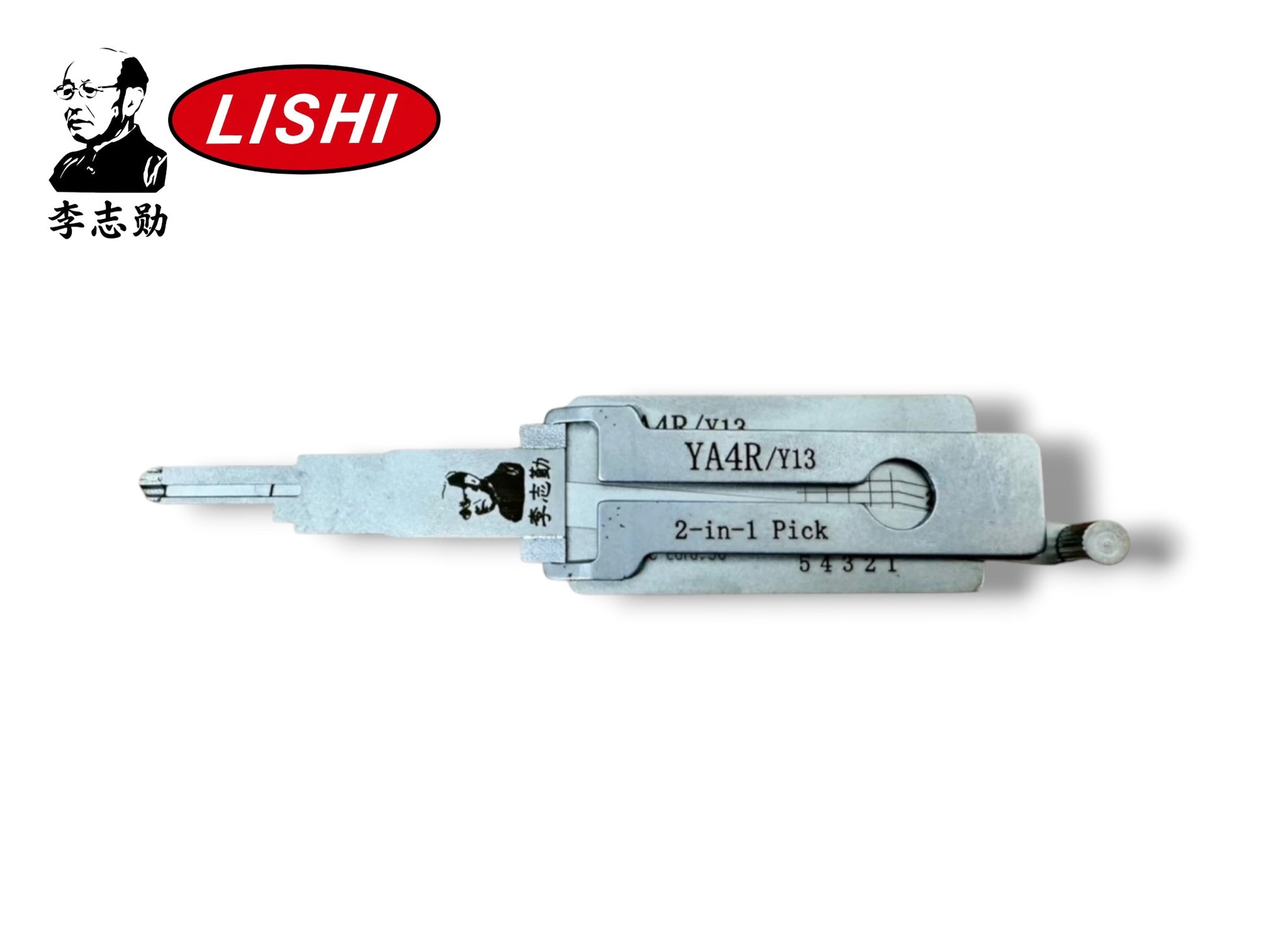 Original Lishi 2 in 1 YA4R Y13 Yale 5-Cut Pick & Decoder Anti Glare Genuine New