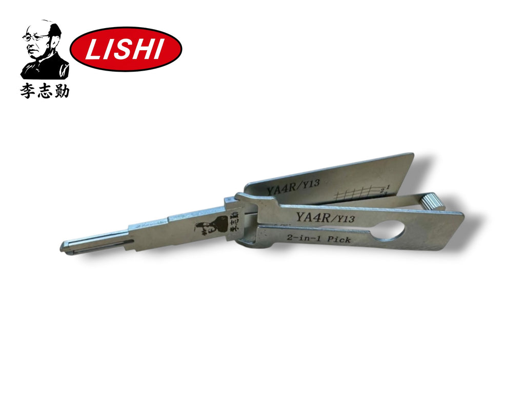 Original Lishi 2 in 1 YA4R Y13 Yale 5-Cut Pick & Decoder Anti Glare Genuine New