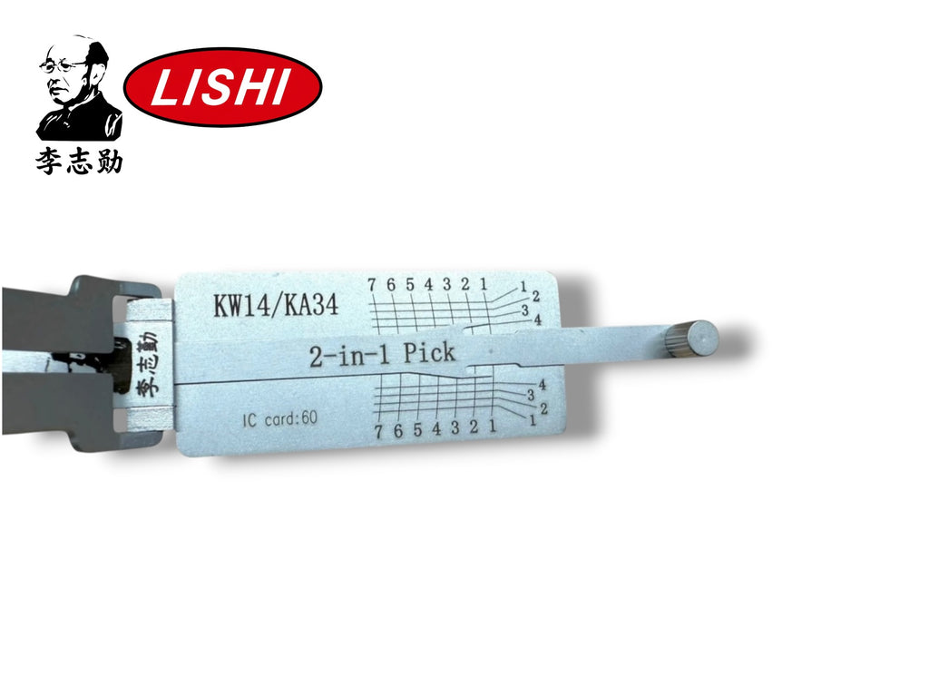 Original Lishi Kawasaki Kwikset KW14 / KA34 2-In-1 Pick & Decoder New