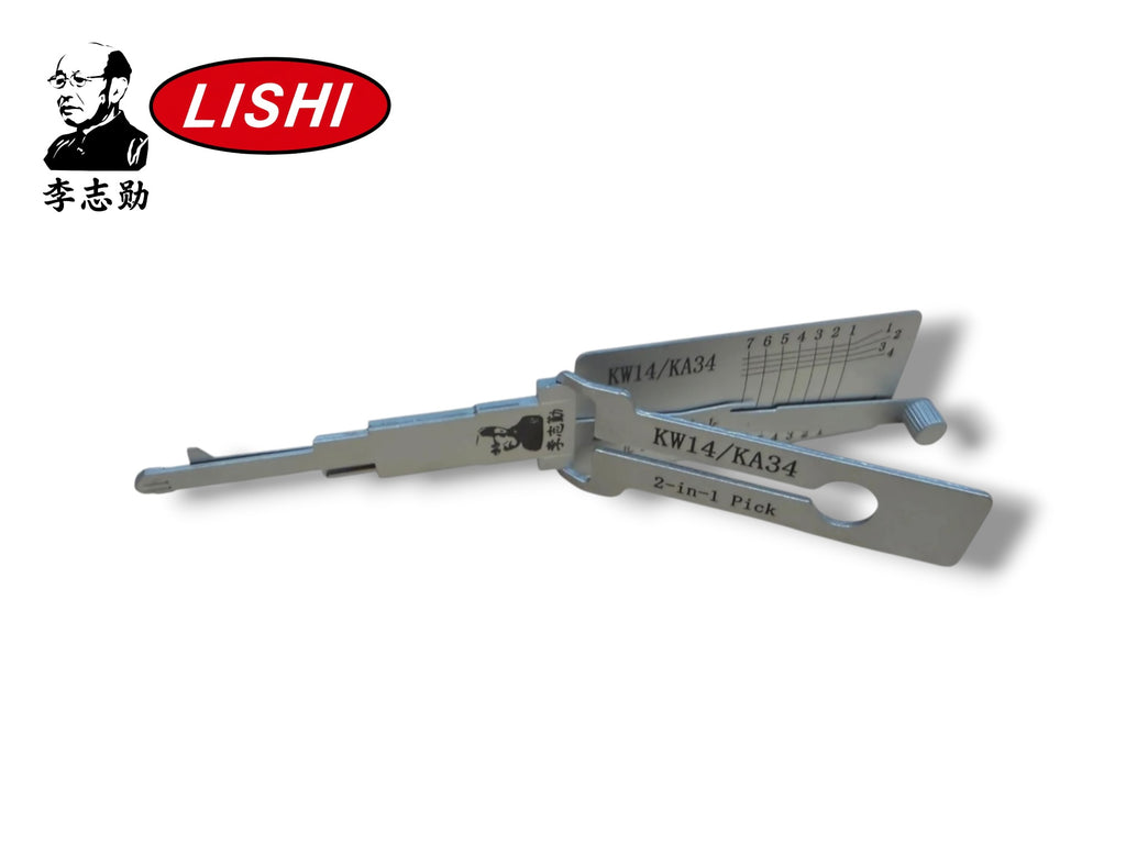 Original Lishi Kawasaki Kwikset KW14 / KA34 2-In-1 Pick & Decoder New