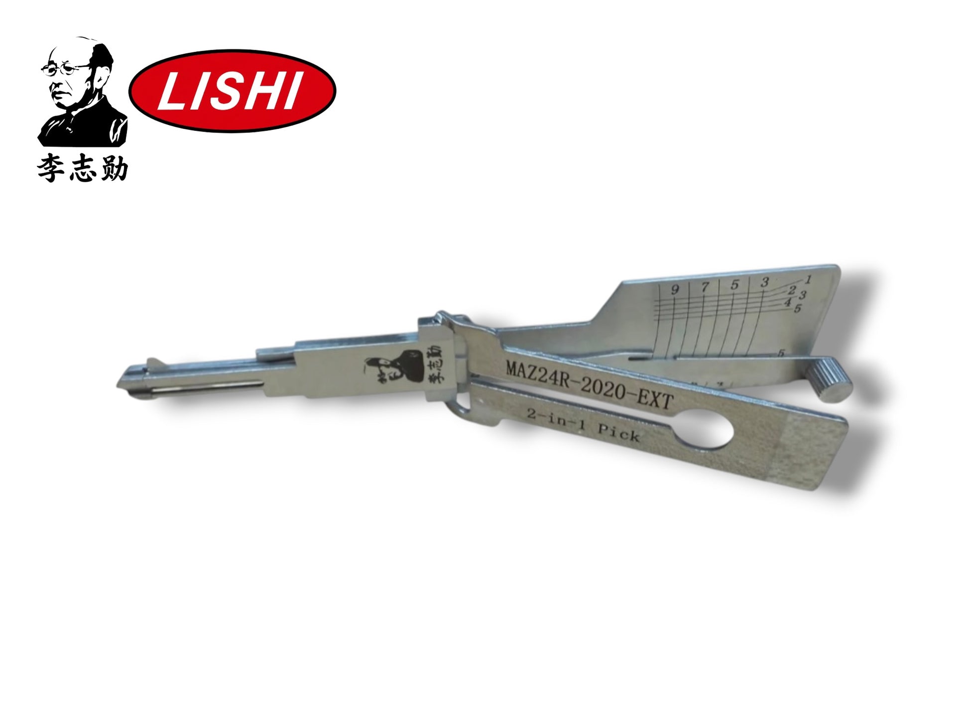 Original Lishi 2 in 1 - MAZ24R Mazda 2020+ Pick & Decoder 10-Cut Door & Trunk