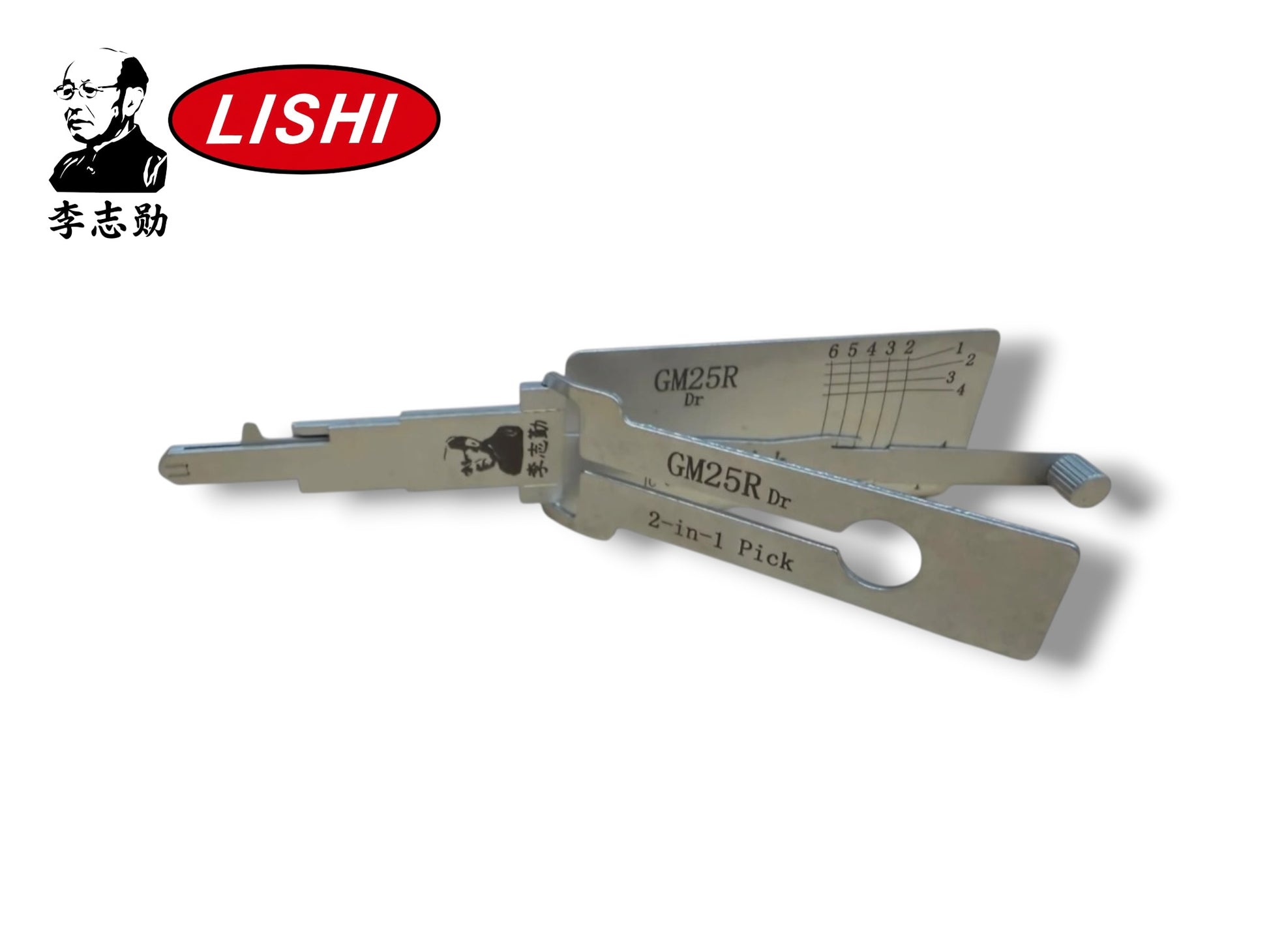 Original Lishi 2 in 1 GM25R Kenworth Briggs Stratton Pick & Decoder Twin Lifter Genuine New