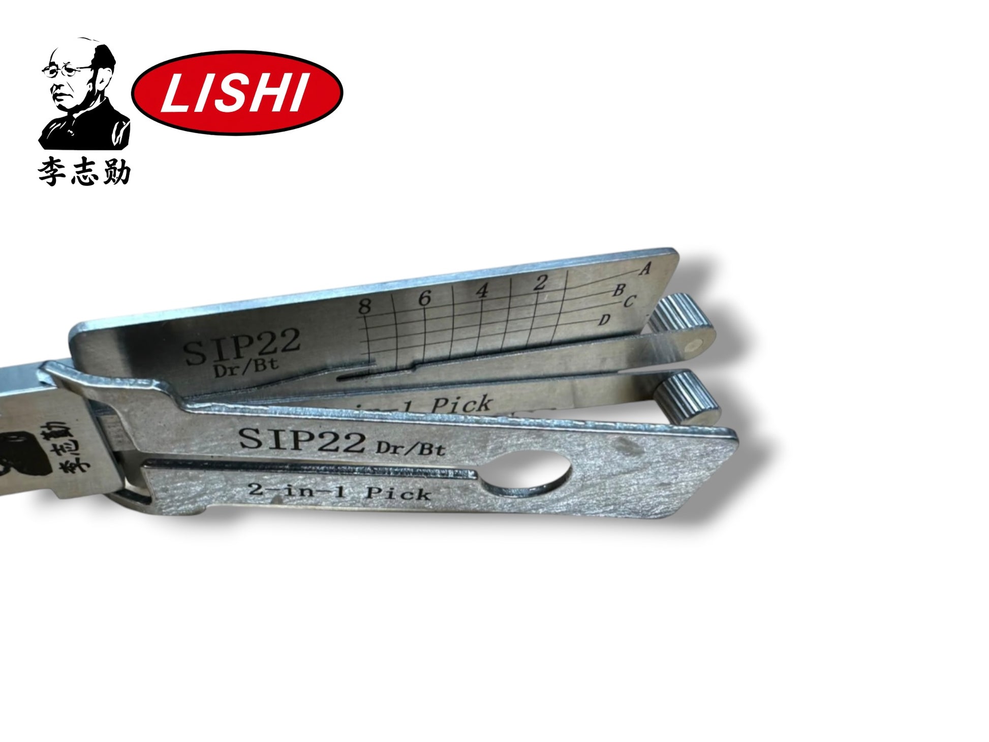 Original 2 in 1 Lishi SIP22 Fiat Dodge Jeep Ferrari Pick & Decoder New