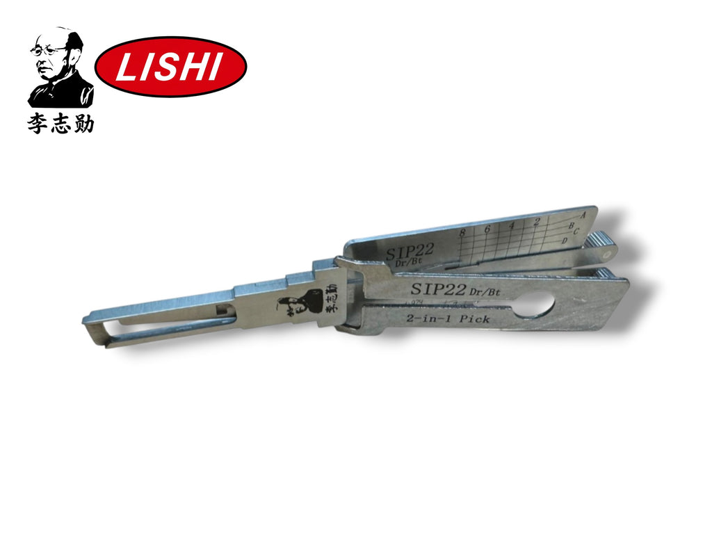 Original 2 in 1 Lishi SIP22 Fiat Dodge Jeep Ferrari Pick & Decoder New