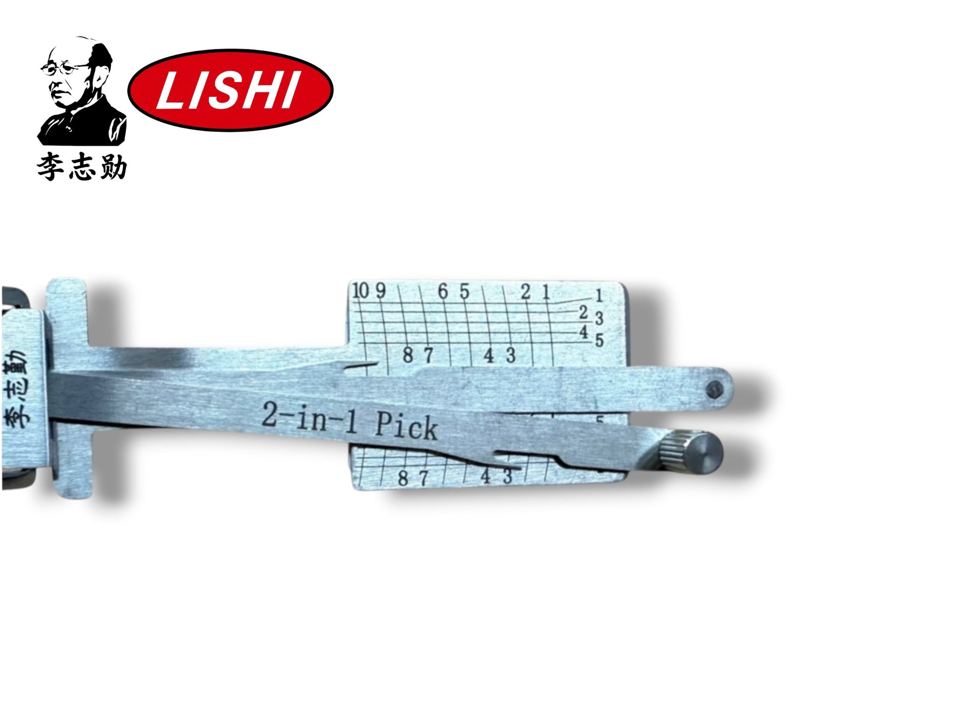 Original Lishi 2 in 1 Ford HU101 Cutout V3 10-Cut Pick & Decoder New