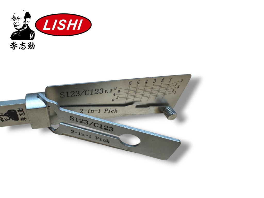 Original Lishi 2 in 1 Schlage S123 C123 Pick & Decoder Genuine New