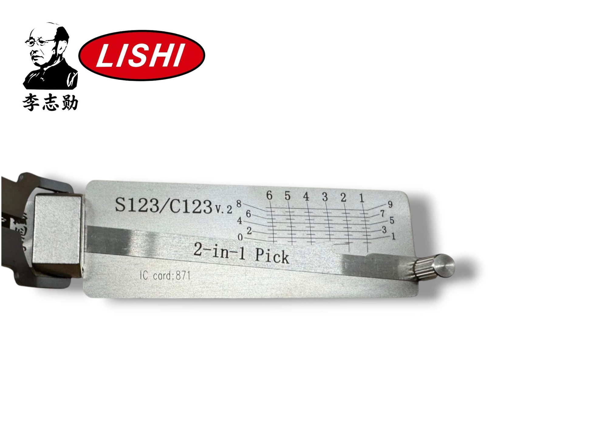 Original Lishi 2 in 1 Schlage S123 C123 Pick & Decoder Genuine New