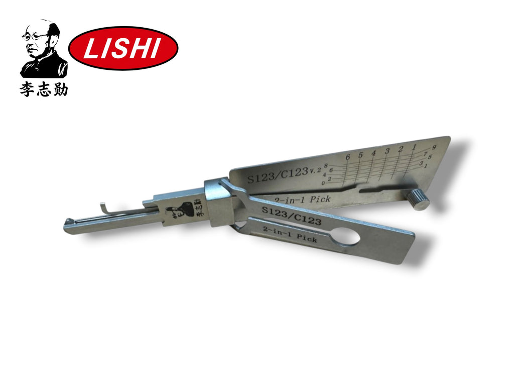 Original Lishi 2 in 1 Schlage S123 C123 Pick & Decoder Genuine New