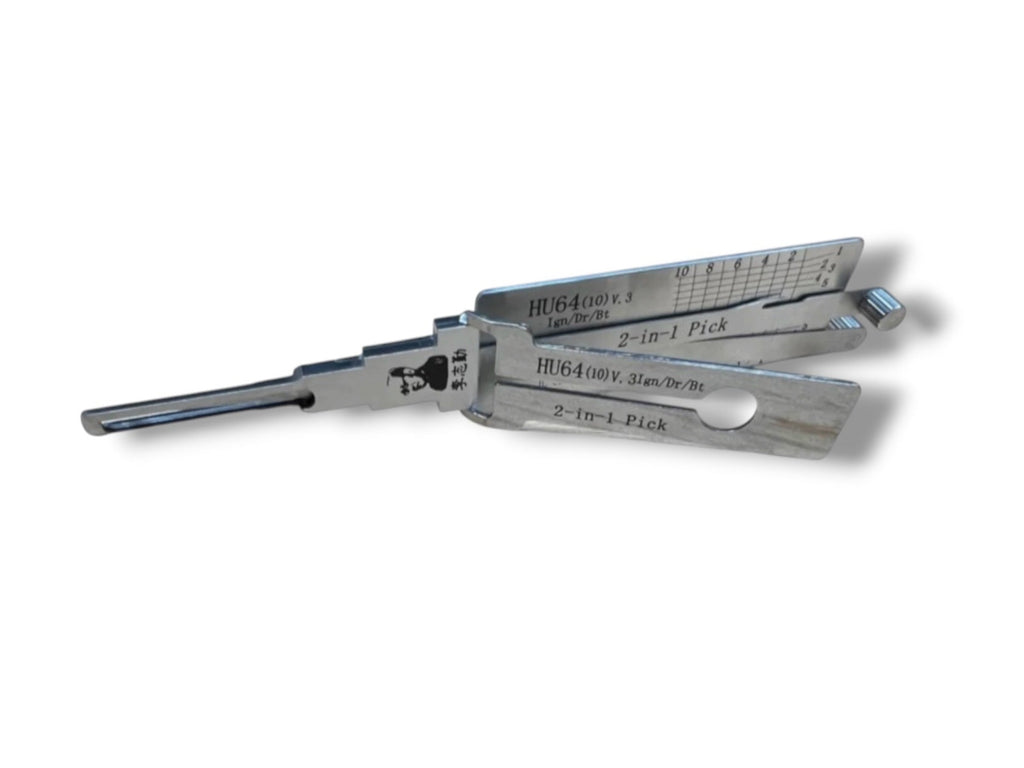 Original Lishi 2 in 1 HU64 V.3 Mercedes Pick & Decoder Genuine New