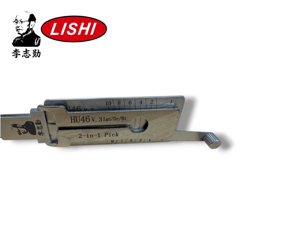 Original Lishi 2 in 1 HU46 GM 10-Cut Pick & Decoder Genuine New