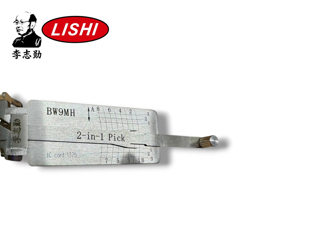 Original Lishi 2 in 1 BW9MH For BMW Motorbike Pick & Decoder Genuine New
