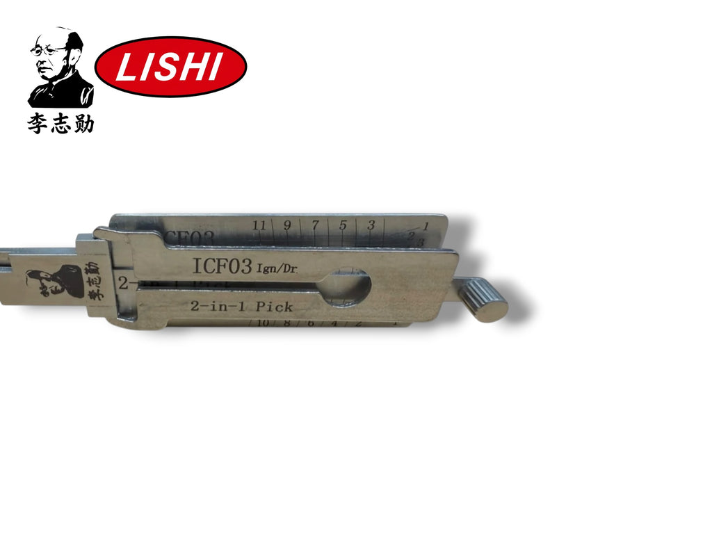 Original Lishi 2 in 1 ICF03 For Ford Mazda 11-Cut Pick & Decoder Genuine New