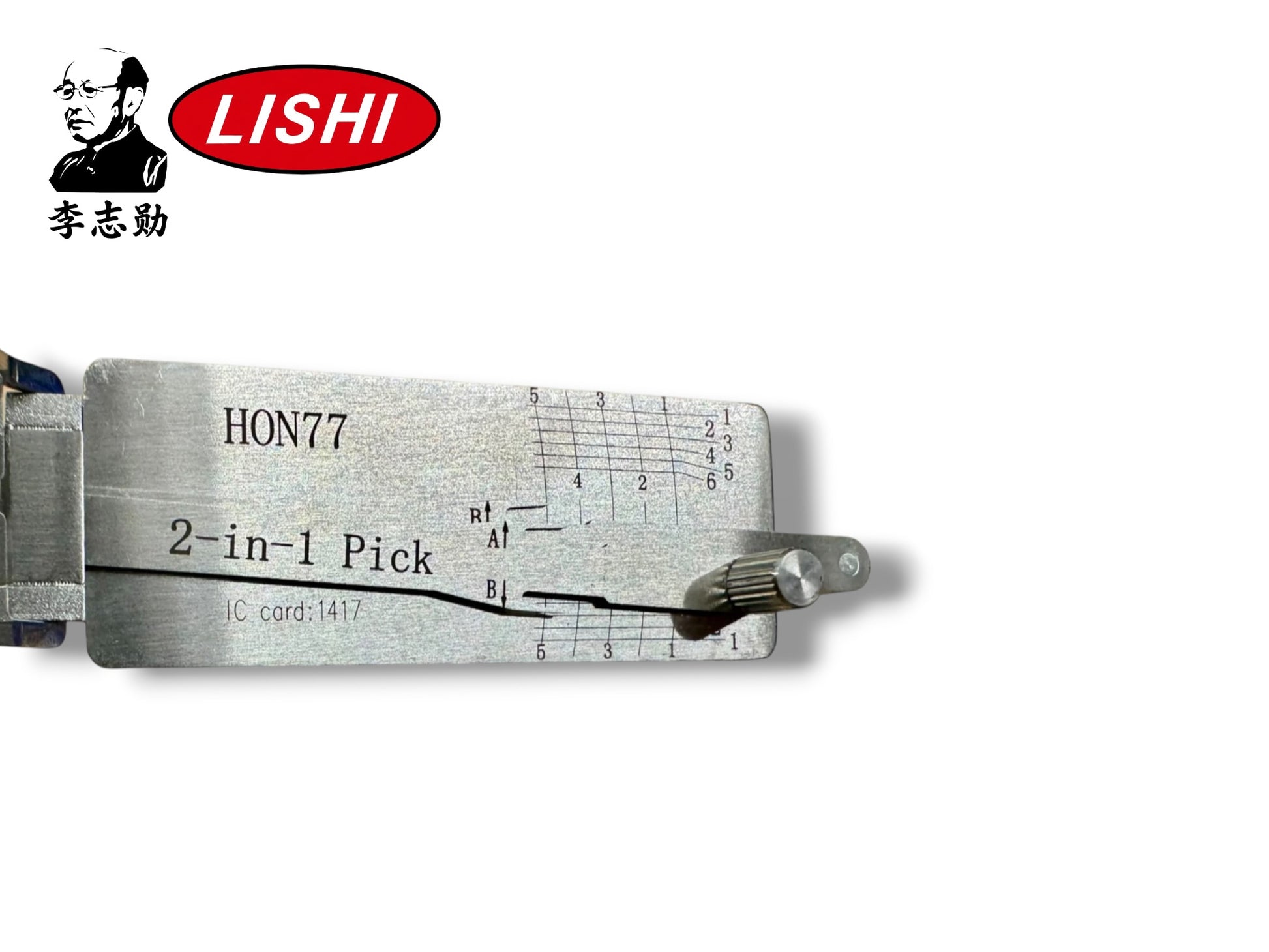 Original Lishi 2 in 1 HON77 For Honda Motorcycles Pick & Decoder Genuine New