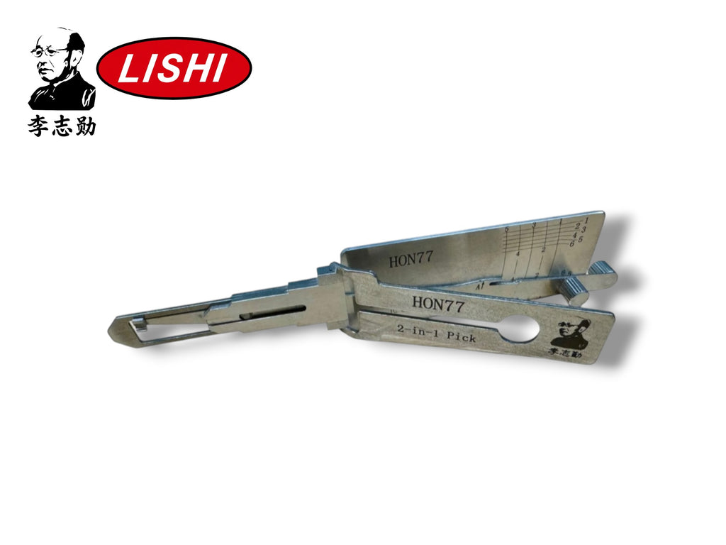Original Lishi 2 in 1 HON77 For Honda Motorcycles Pick & Decoder Genuine New