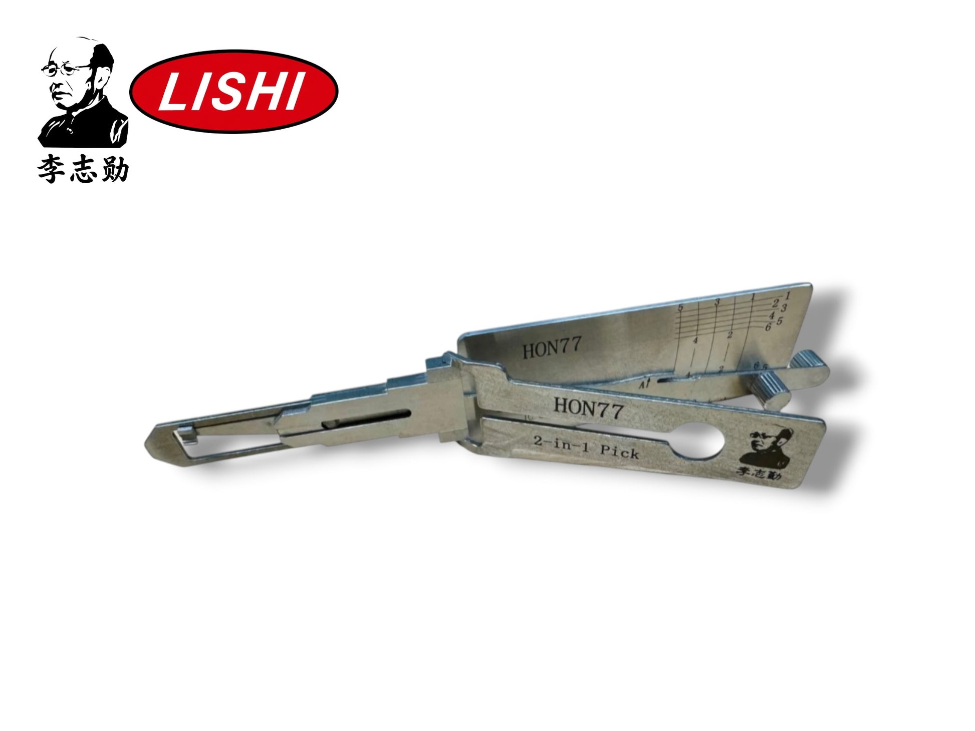 Original Lishi 2 in 1 HON77 For Honda Motorcycles Pick & Decoder Genuine New