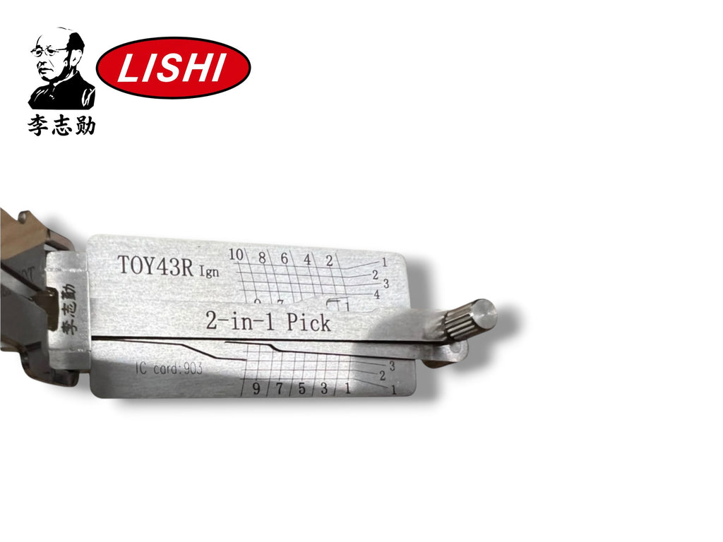 Original Lishi 2 in 1 TOY43R IGN 10-Cut Chevy GMC Subaru Pick & Decoder Genuine New