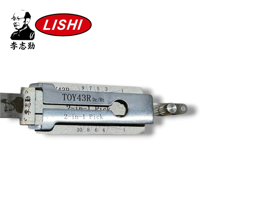 Original Lishi 2 in 1 TOY43R Door & Trunk 10-Cut Chevy GMC Subaru Pick & Decoder Genuine New