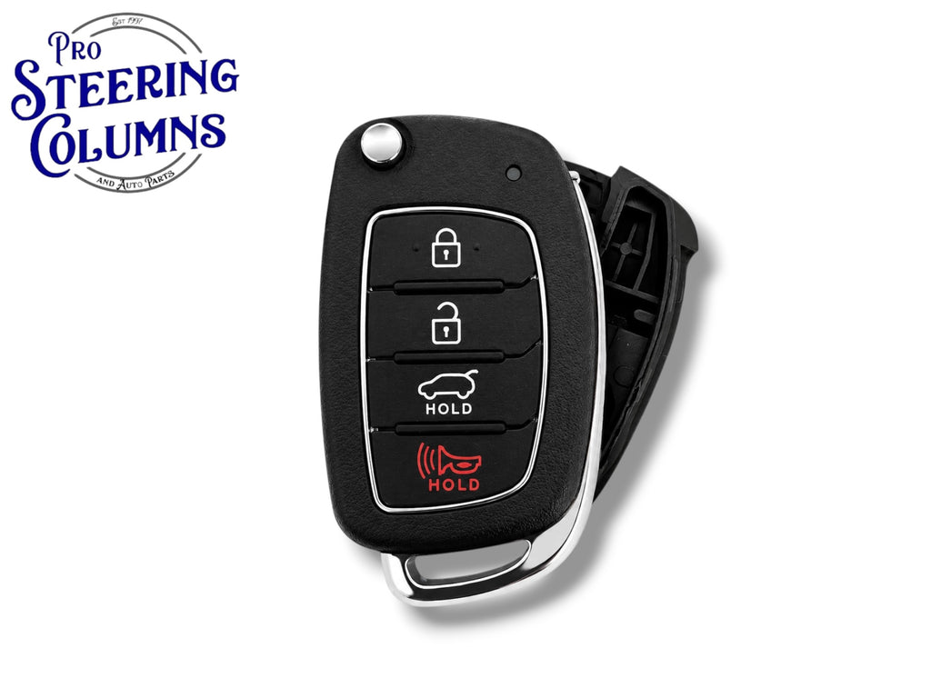 15-19 Hyundai Flip Key SHELL 4-Button PN: 95430-D3010 / TQ8-RKE-4F25 (Aftermarket)