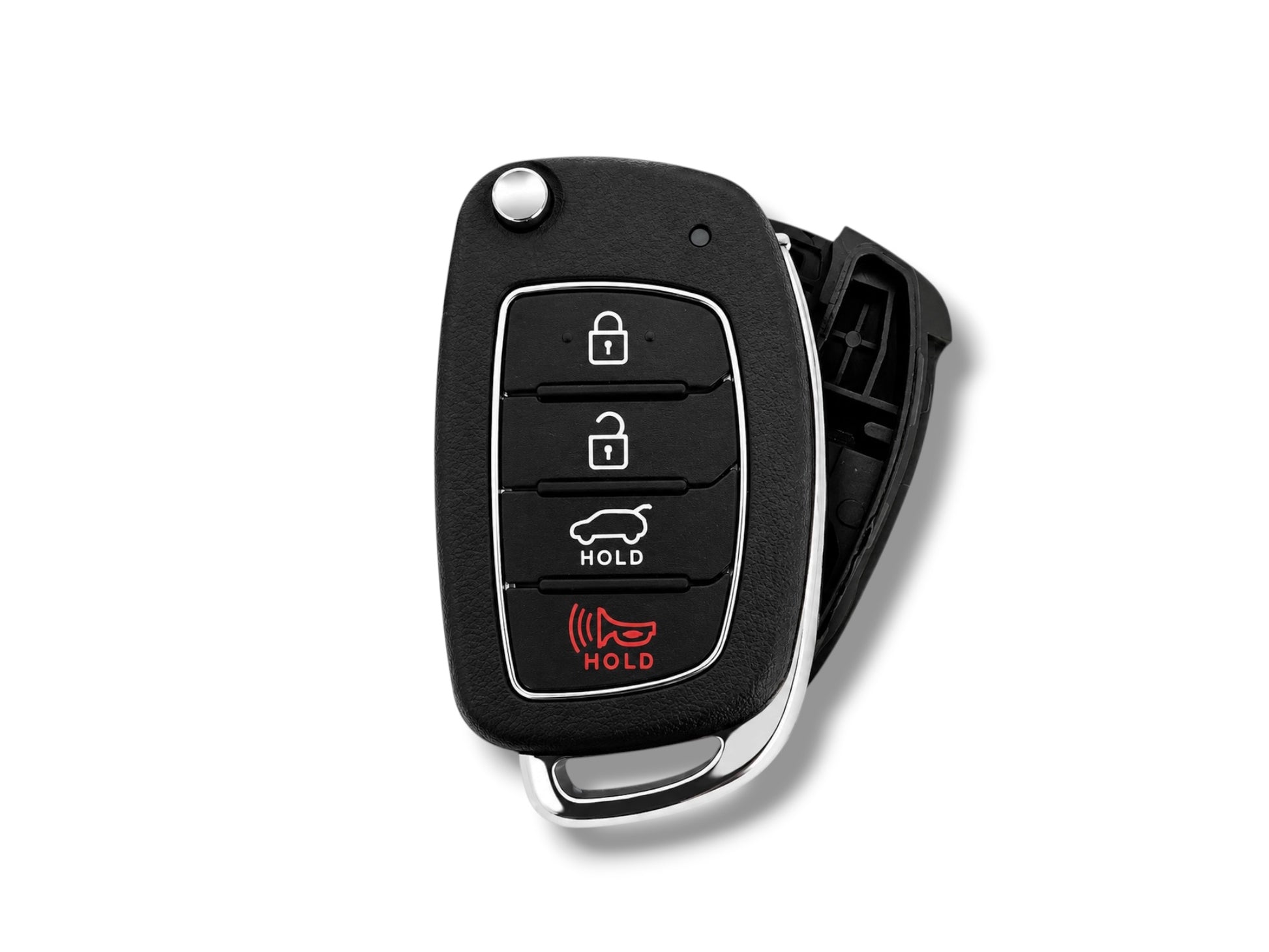 15-19 Hyundai Flip Key SHELL 4-Button PN: 95430-D3010 / TQ8-RKE-4F25 (Aftermarket)