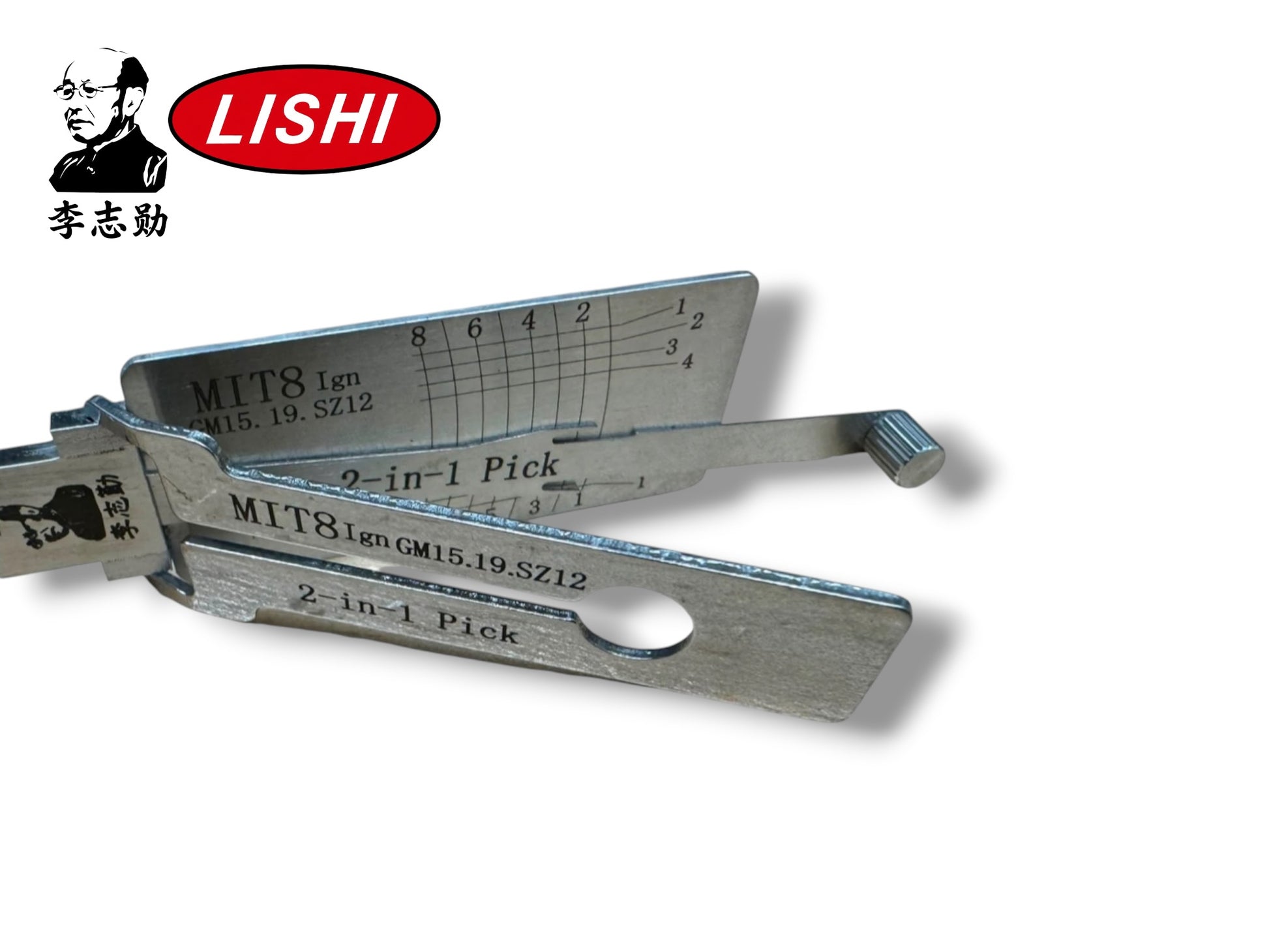 Original Lishi 2 in 1 MIT8 MIT1 Ignition Pick & Decoder Genuine New