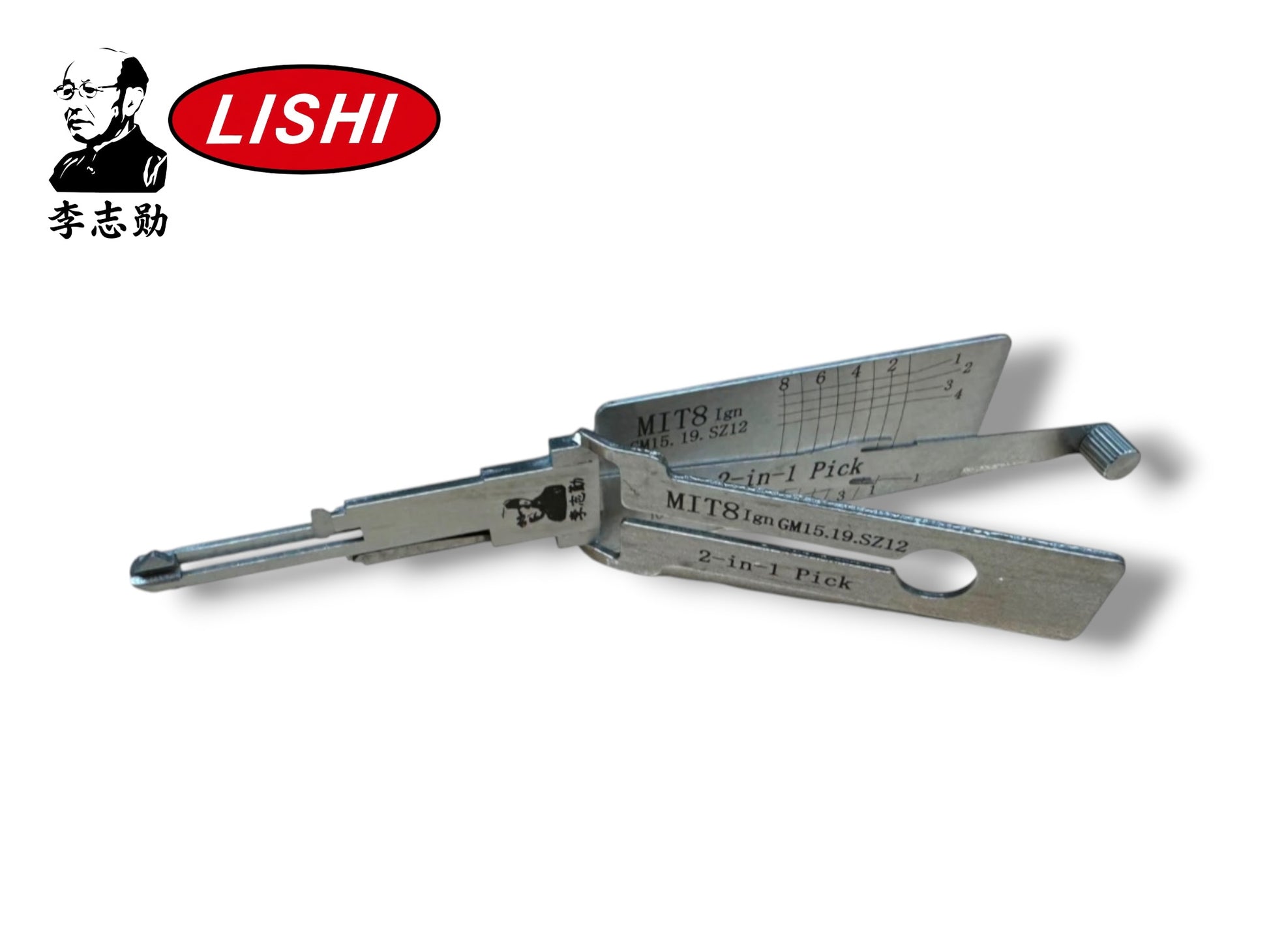 Original Lishi 2 in 1 MIT8 MIT1 Ignition Pick & Decoder Genuine New