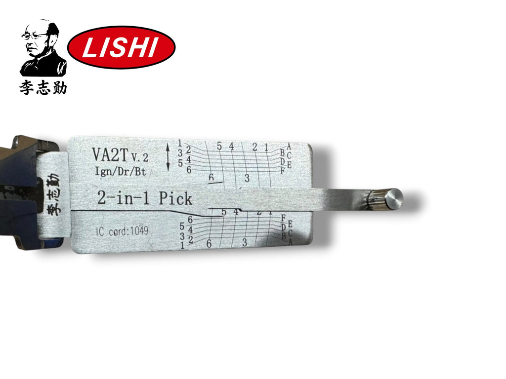 Original 2 in 1 Lishi VA2T Citroen Renault Peugeot Pick & Decoder New