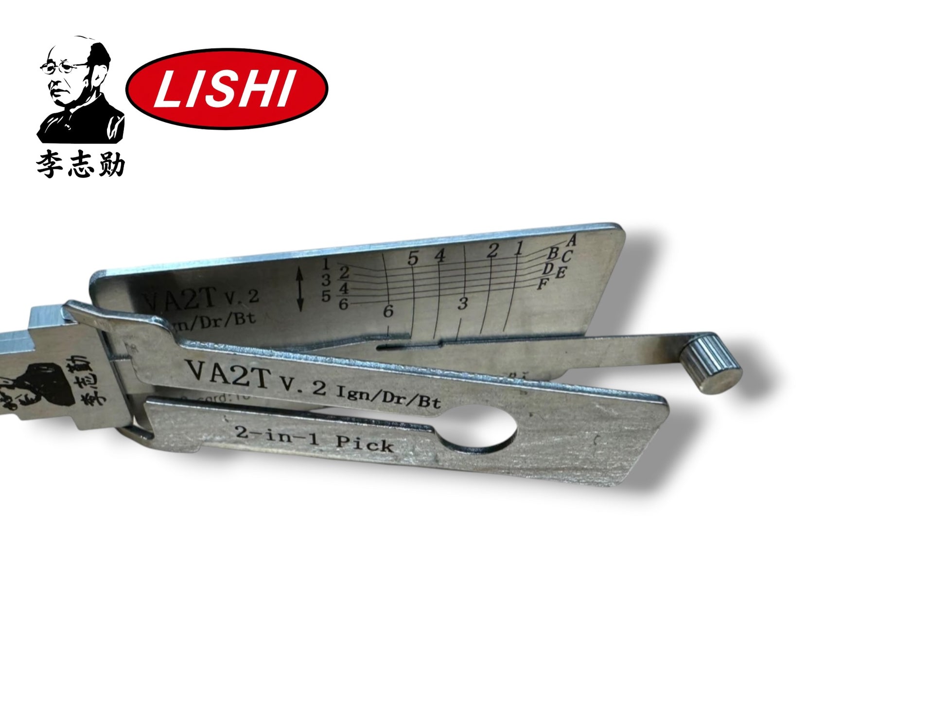 Original 2 in 1 Lishi VA2T Citroen Renault Peugeot Pick & Decoder New