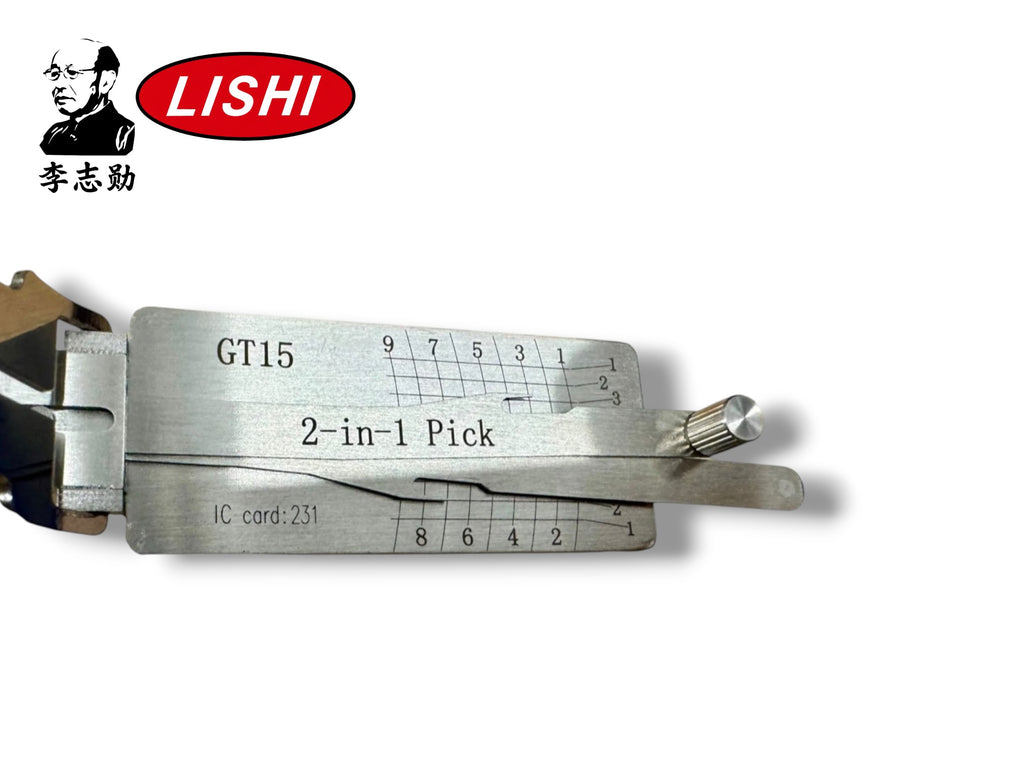 Original Lishi 2 in 1 GT15 For Alfa Romeo Fiat Pick & Decoder Genuine New
