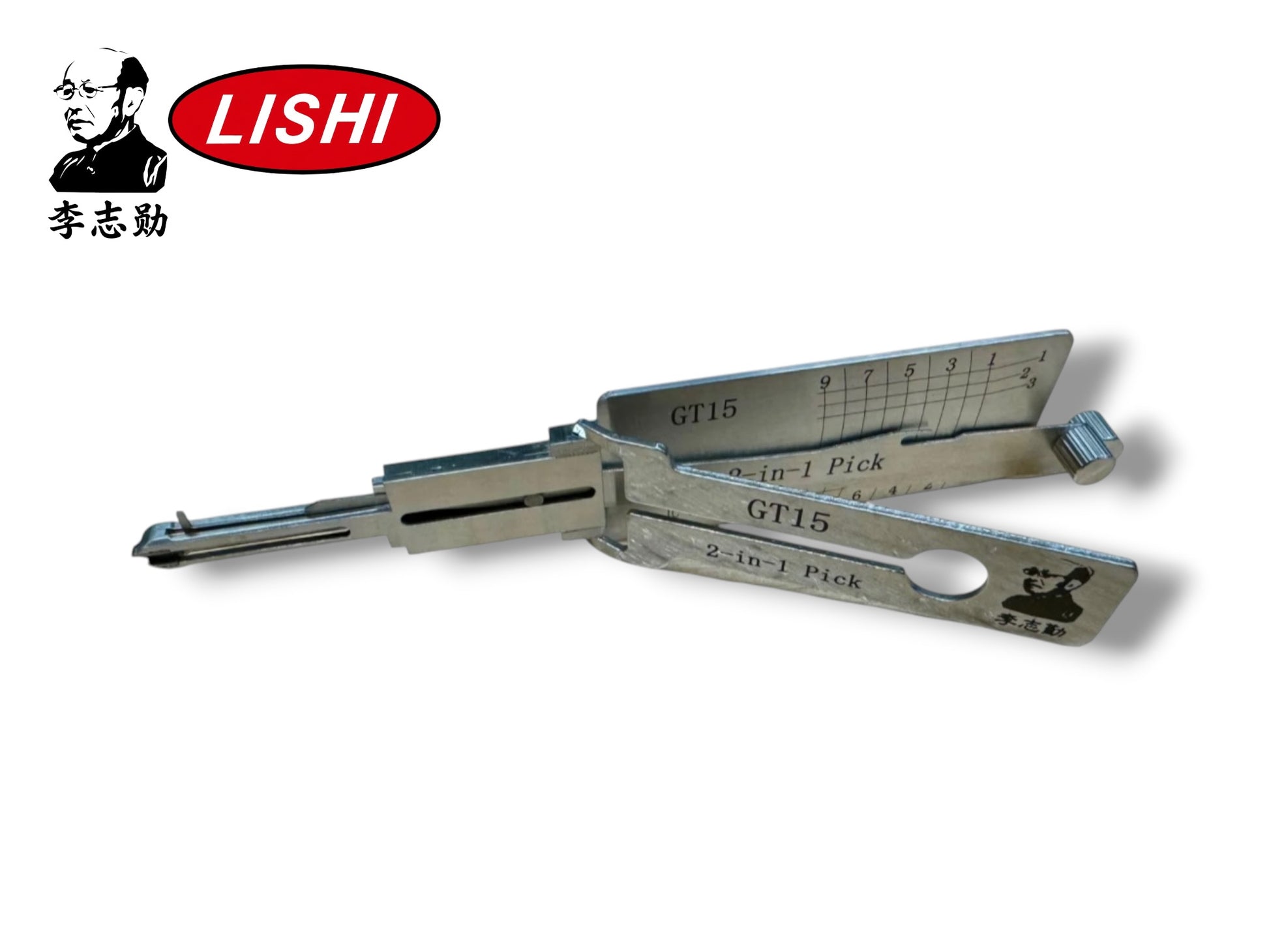 Original Lishi 2 in 1 GT15 For Alfa Romeo Fiat Pick & Decoder Genuine New