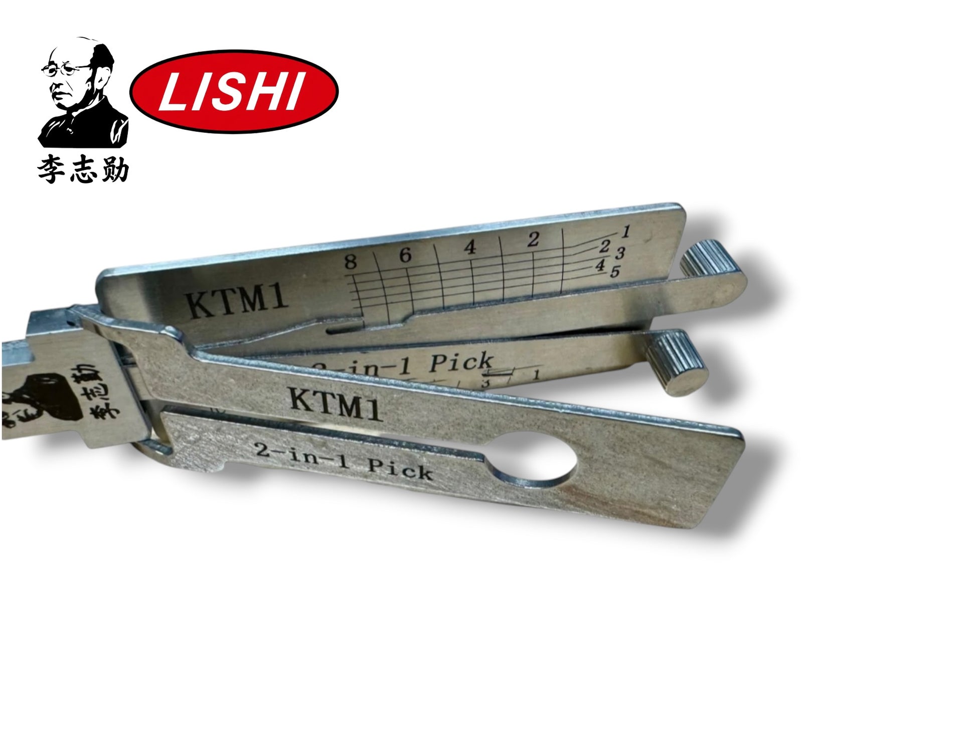 Original Lishi 2 in 1 KTM1 KTM Yamaha Motorbike Pick & Decoder Genuine New