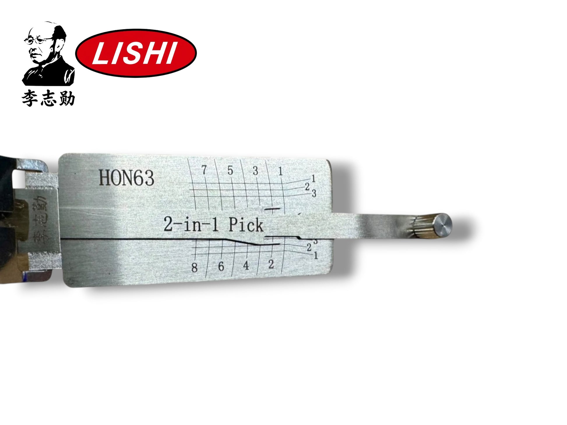 Original Lishi 2 in 1 HON63 For Honda Motorcycles Pick & Decoder Genuine New