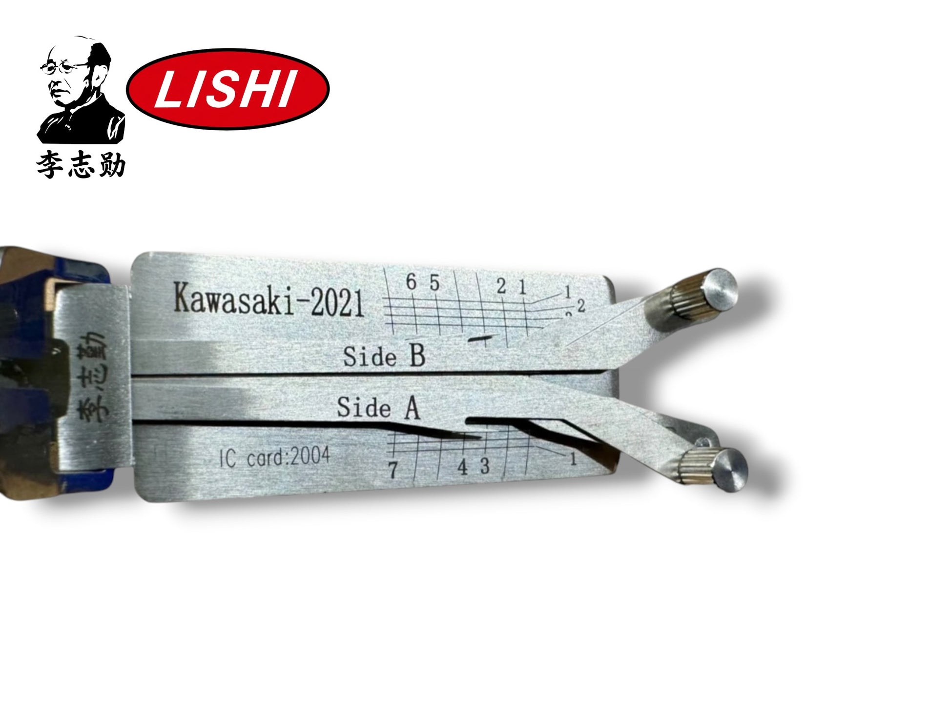 Original Lishi 2 in 1 Kawasaki 2021 For Motorcycles Pick & Decoder Genuine New