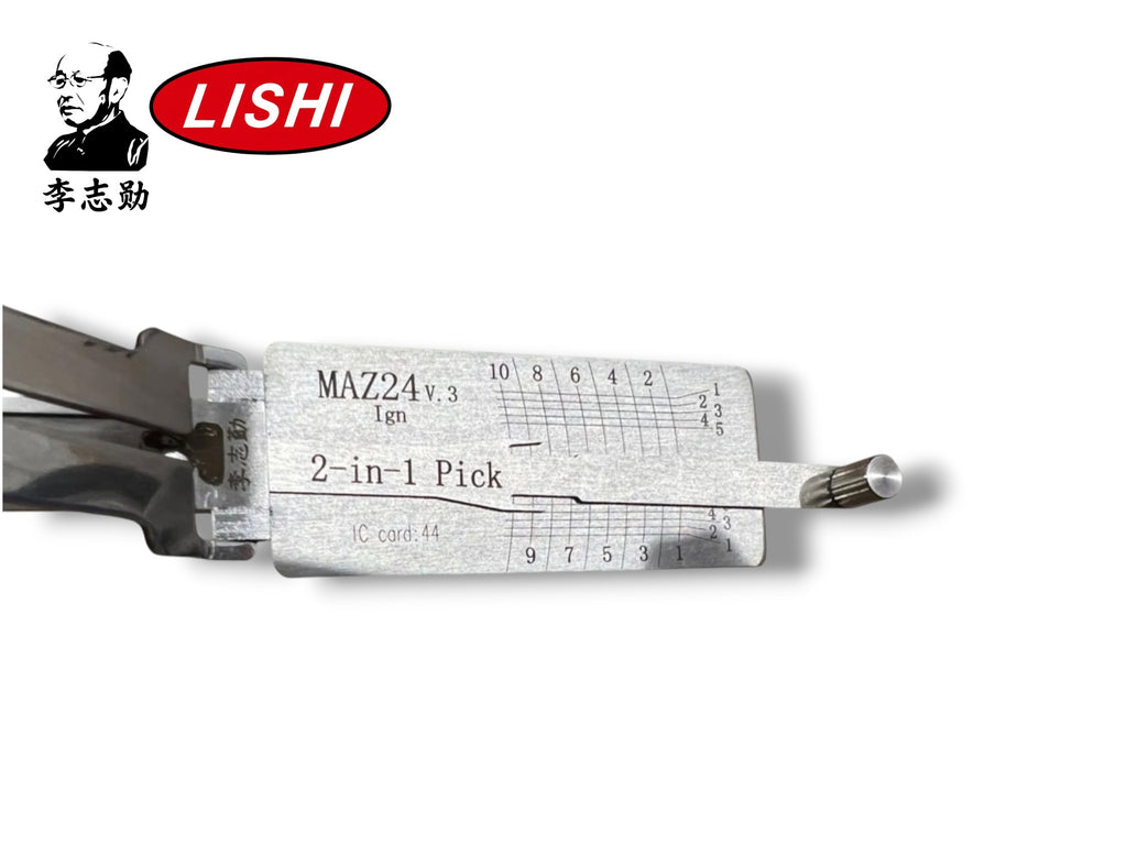 Original Lishi 2 in 1 MAZ24 IGN V.3 For Mazda Pick & Decoder Genuine New