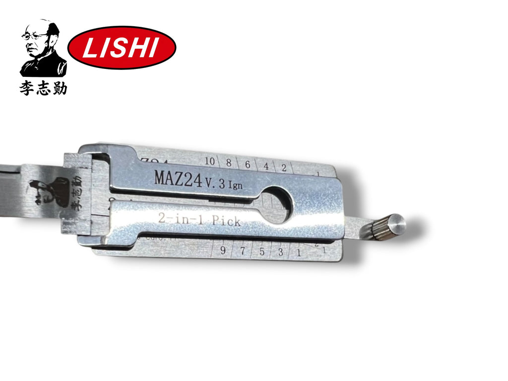 Original Lishi 2 in 1 MAZ24 IGN V.3 For Mazda Pick & Decoder Genuine New