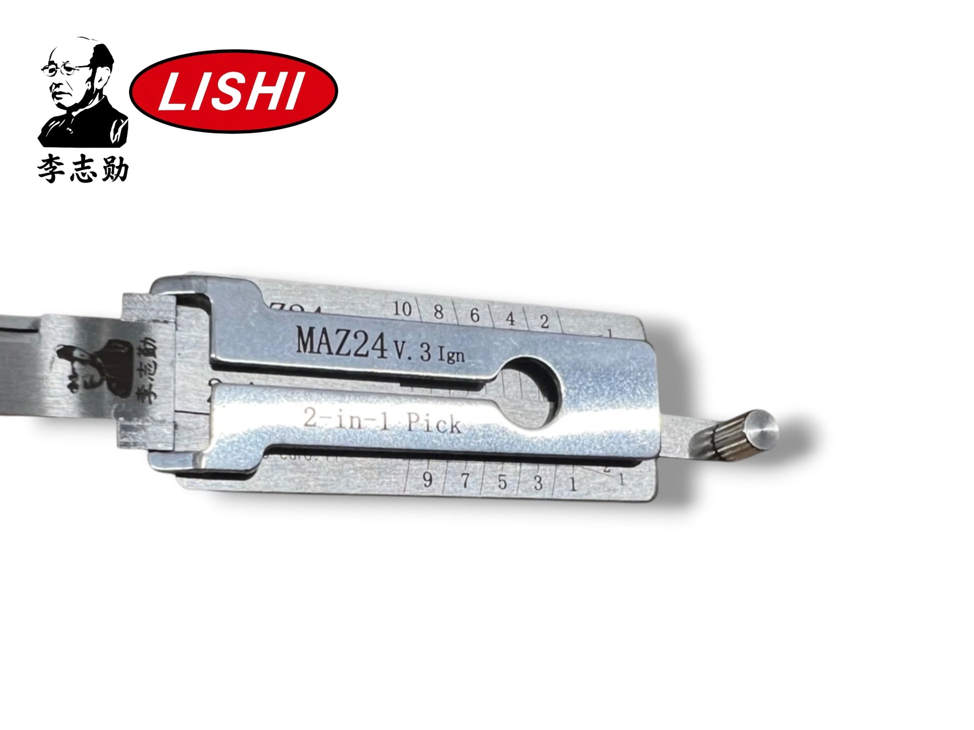 Original Lishi 2 in 1 MAZ24 IGN V.3 For Mazda Pick & Decoder Genuine New