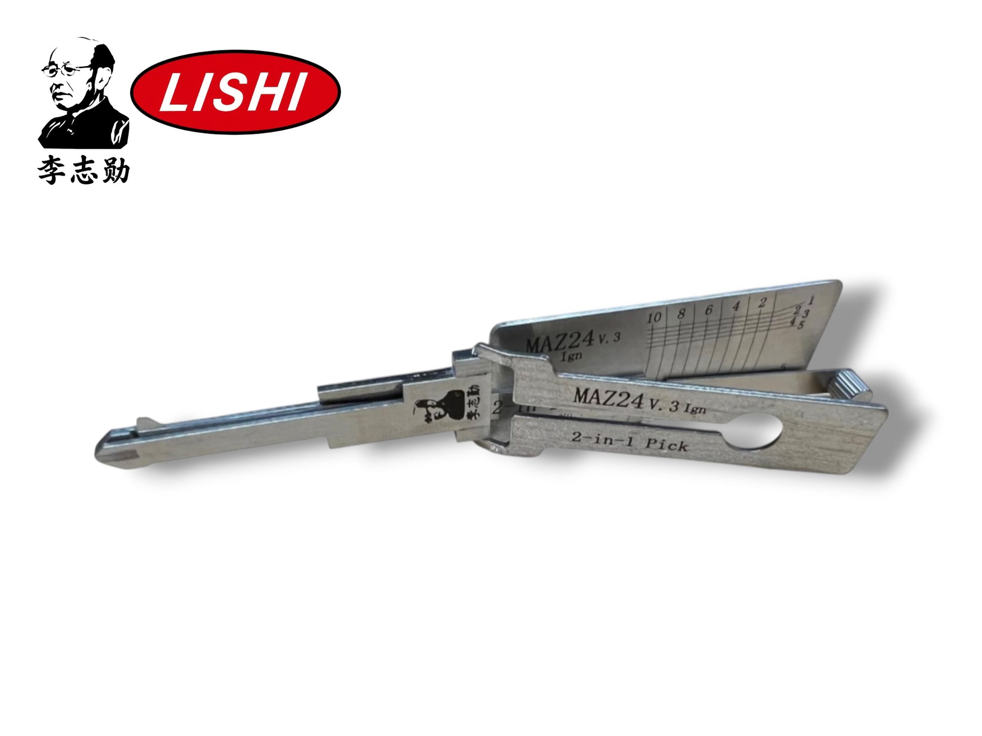 Original Lishi 2 in 1 MAZ24 IGN V.3 For Mazda Pick & Decoder Genuine New