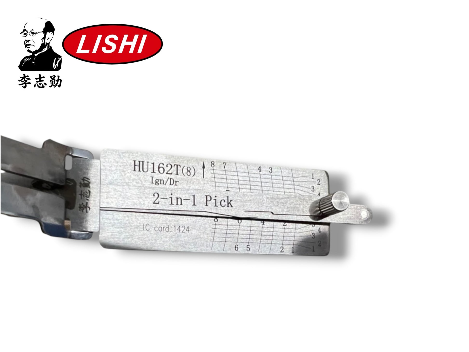 Original Lishi 2 in 1 HU162T 8 Cut 2015-2021 VW & Audi Pick & Decoder Genuine New