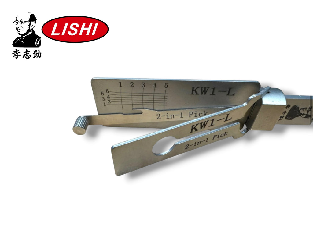 Classic Lishi 2 in 1 KW1-L Kwikset 5-Pin Left Hand & Reverse Pick & Decoder Genuine New