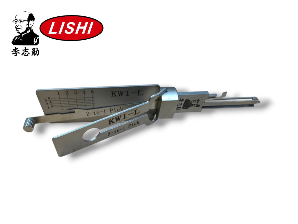 Classic Lishi 2 in 1 KW1-L Kwikset 5-Pin Left Hand & Reverse Pick & Decoder Genuine New
