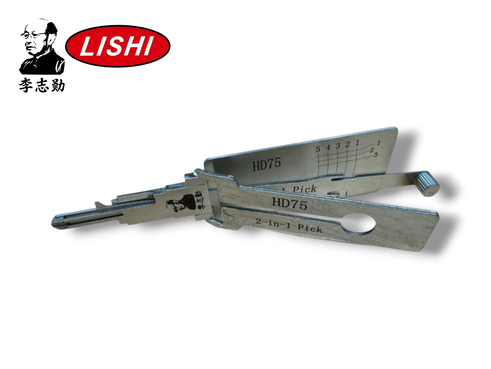 Original Lishi 2 in 1 HD75 For Honda Motorbike Pick & Decoder Genuine New