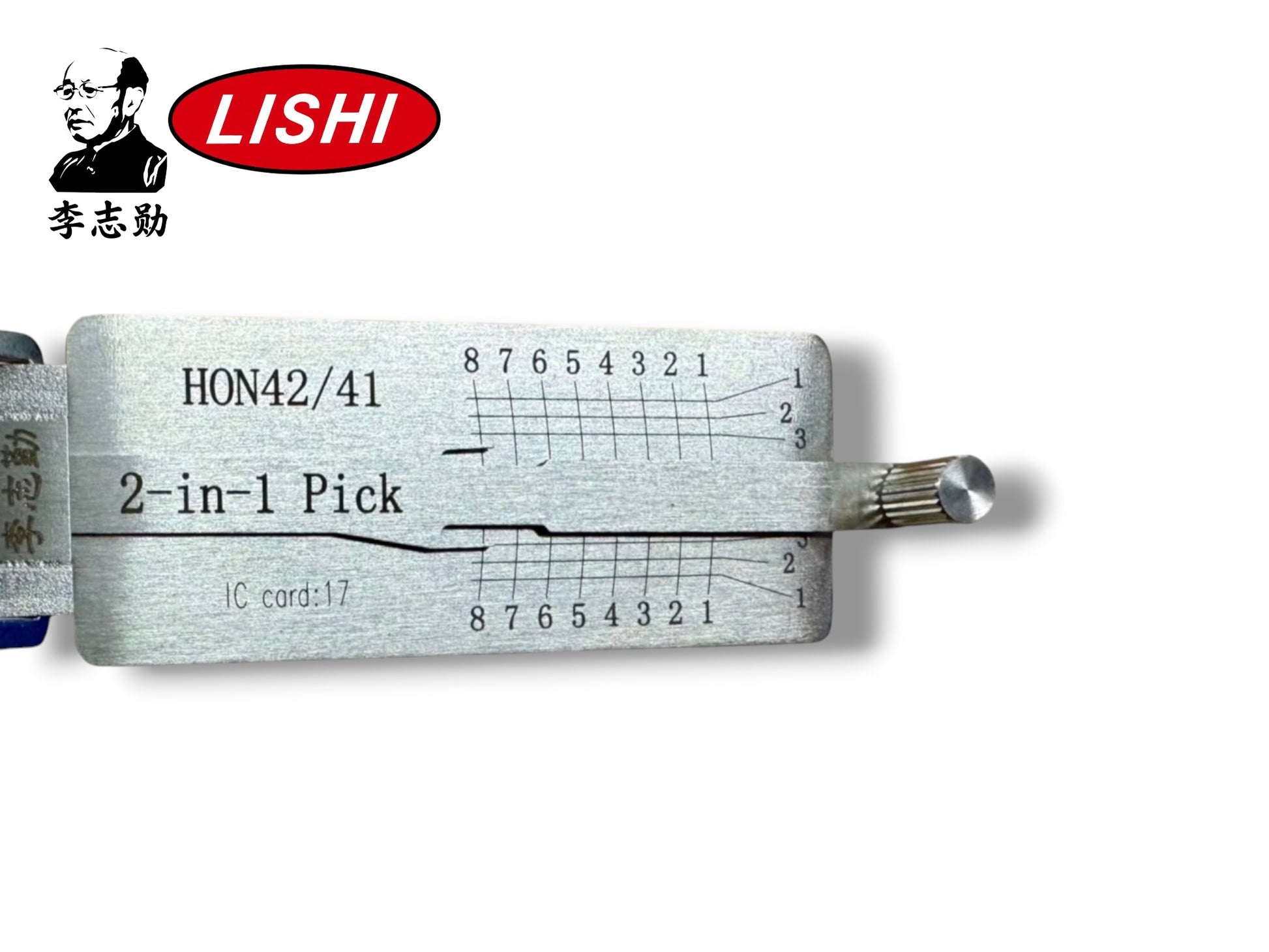 Original Lishi 2 in 1 HON41 HON42 For Honda Motorcycles Pick & Decoder Genuine New