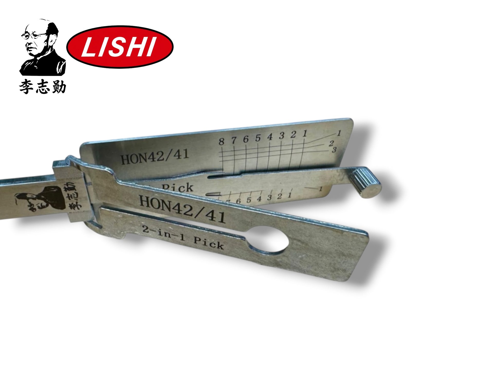 Original Lishi 2 in 1 HON41 HON42 For Honda Motorcycles Pick & Decoder Genuine New