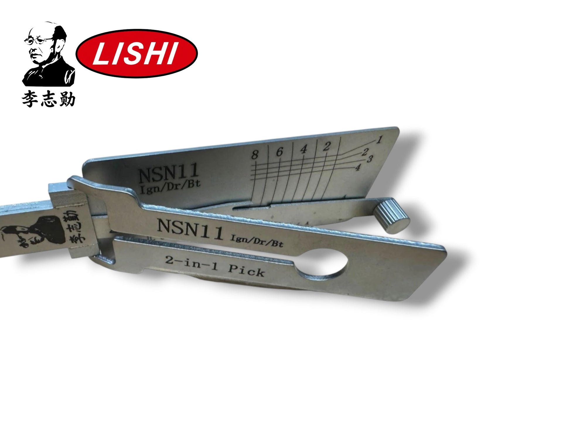 Original Lishi 2 in 1 NSN11 DA31 Pick & Decoder Genuine New