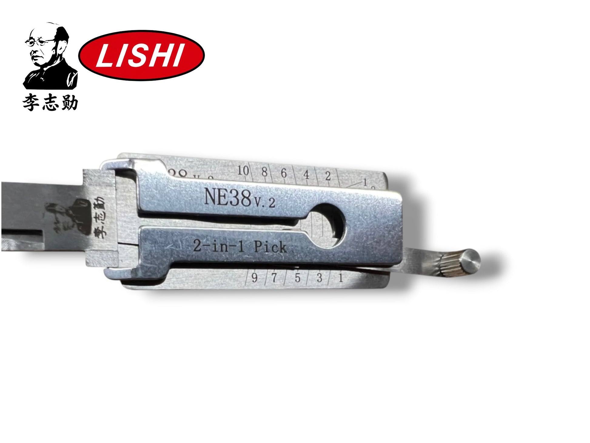 Original Lishi 2 in 1 NE38 Land Rover MG Pick & Decoder Genuine New