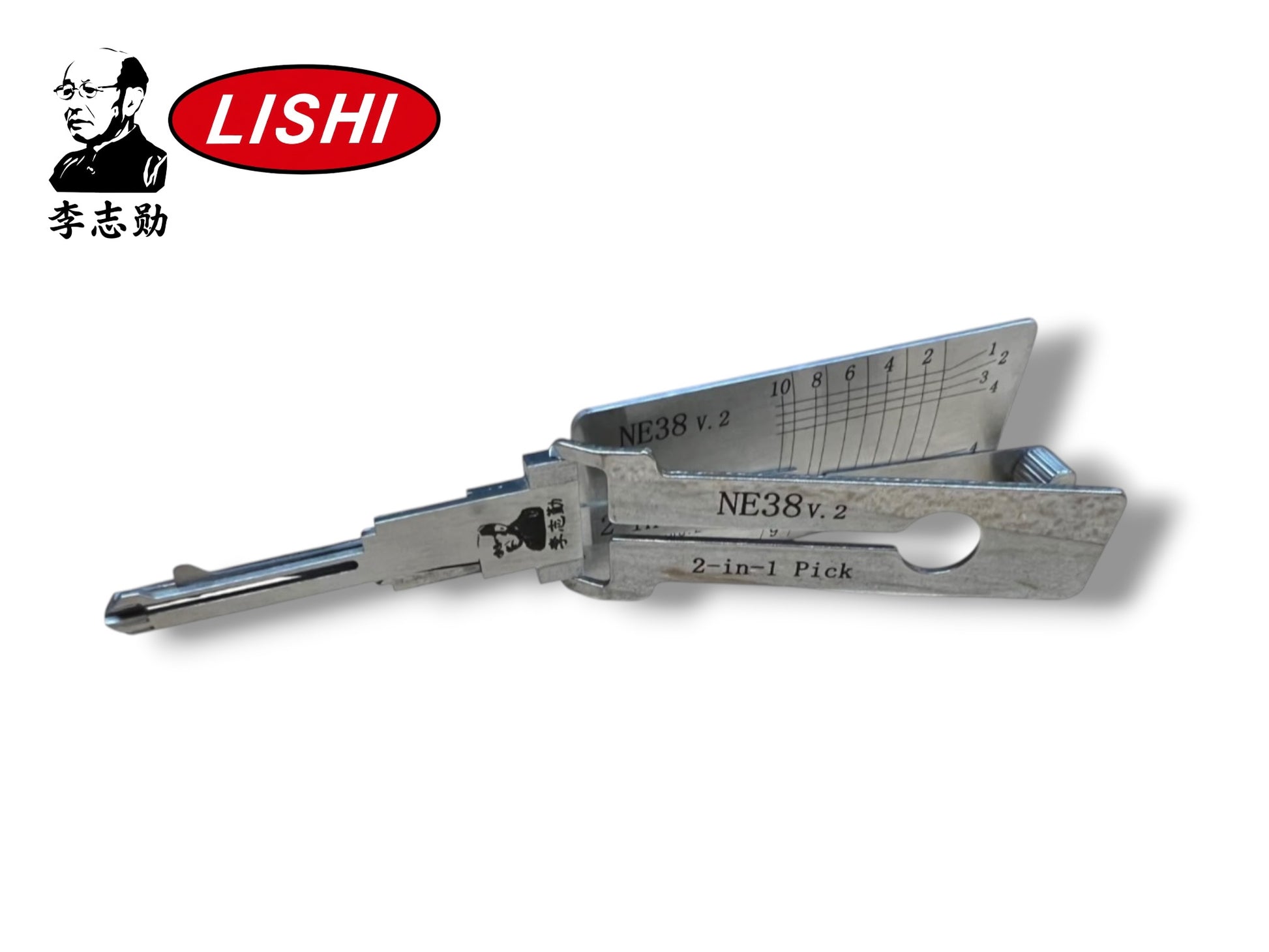 Original Lishi 2 in 1 NE38 Land Rover MG Pick & Decoder Genuine New