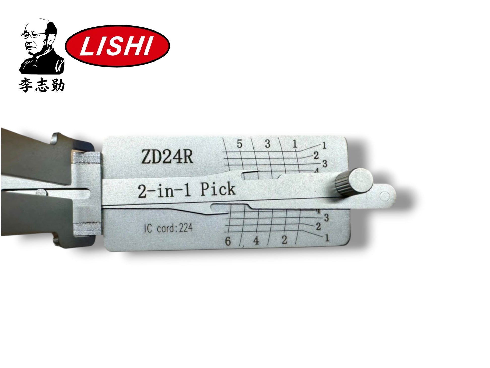 Original Lishi 2 in 1 Yamaha Honda Motorbike ZD24R Pick & Decoder Genuine New