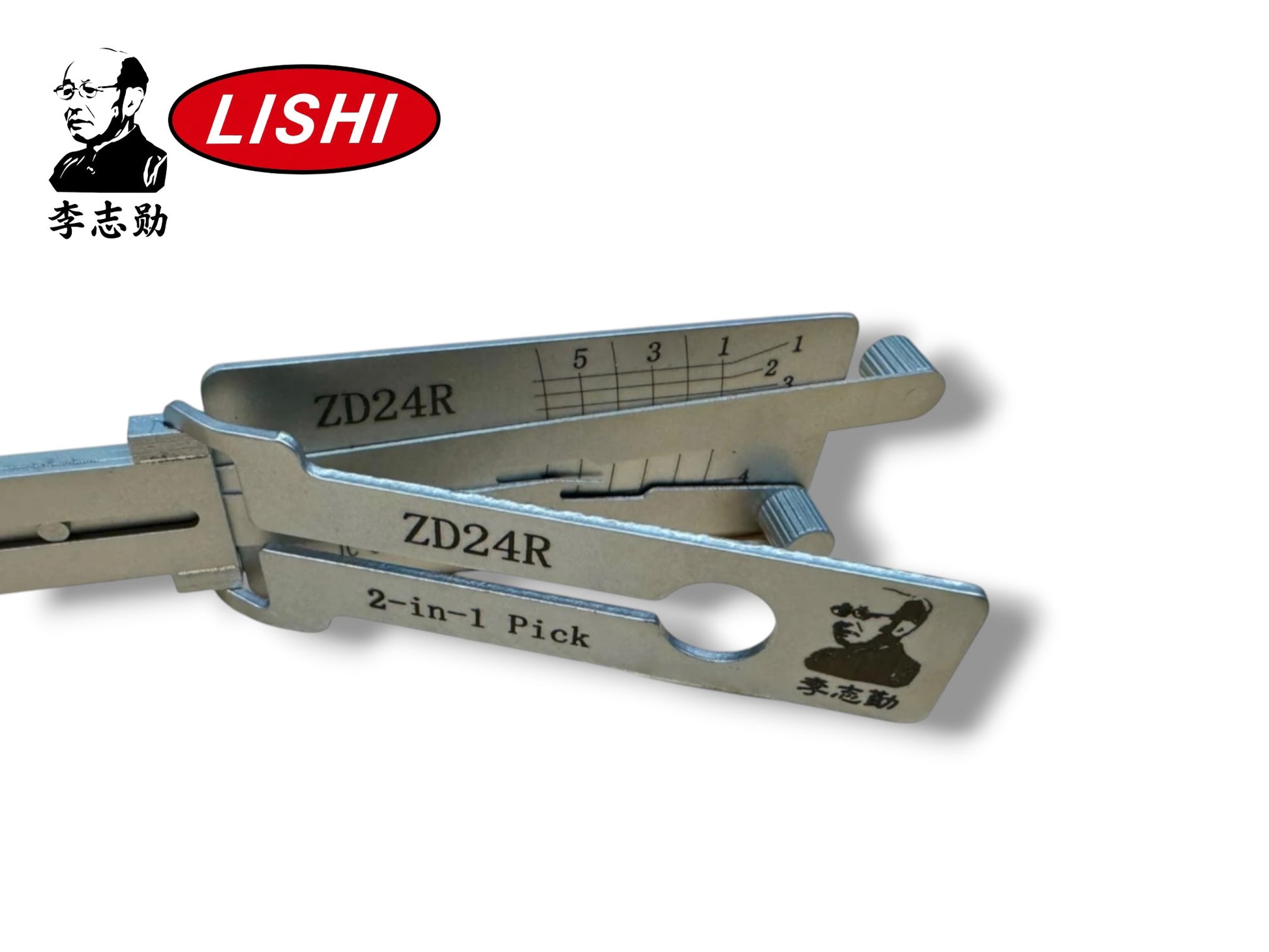 Original Lishi 2 in 1 Yamaha Honda Motorbike ZD24R Pick & Decoder Genuine New